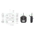 Radio Master TX12 MKII ELRS 16CH OPENTX EDGETX Kompatibler 16-Kanal-Fernbedienungs-RC-Drohnen-Flugcontroller